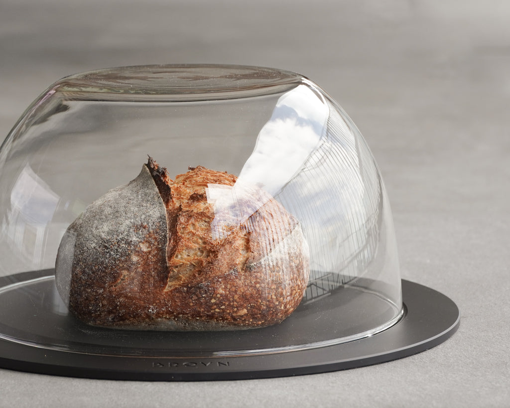 The BROVN - Bread Baking Steel with Glass Dome